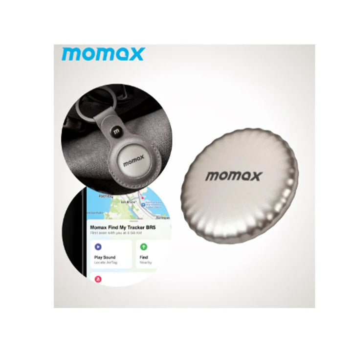 Momax Pintag Find My Tracker | Titanium Momax Pintag Find My Tracker | Titanium